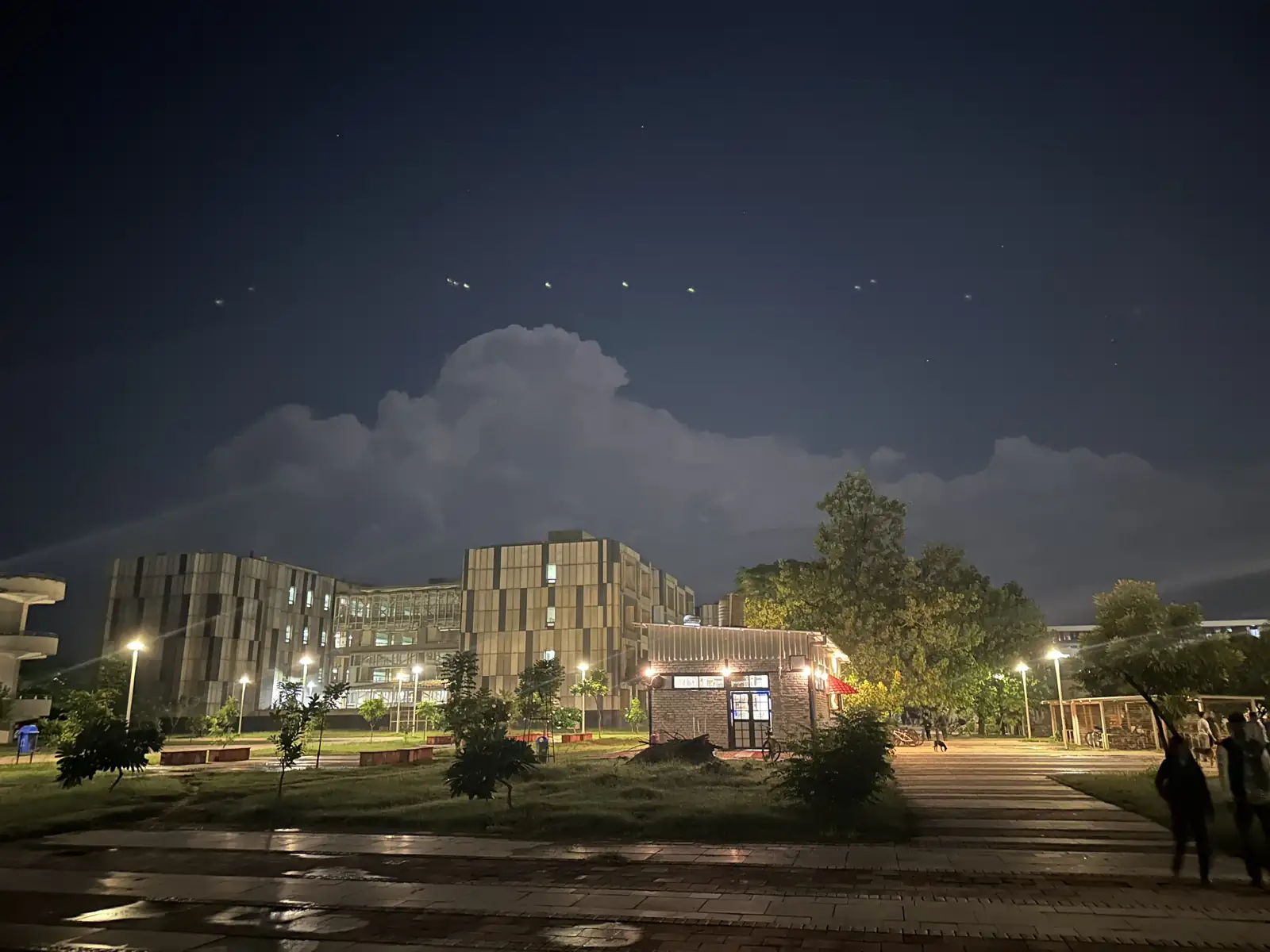 IIT Ropar campus at night